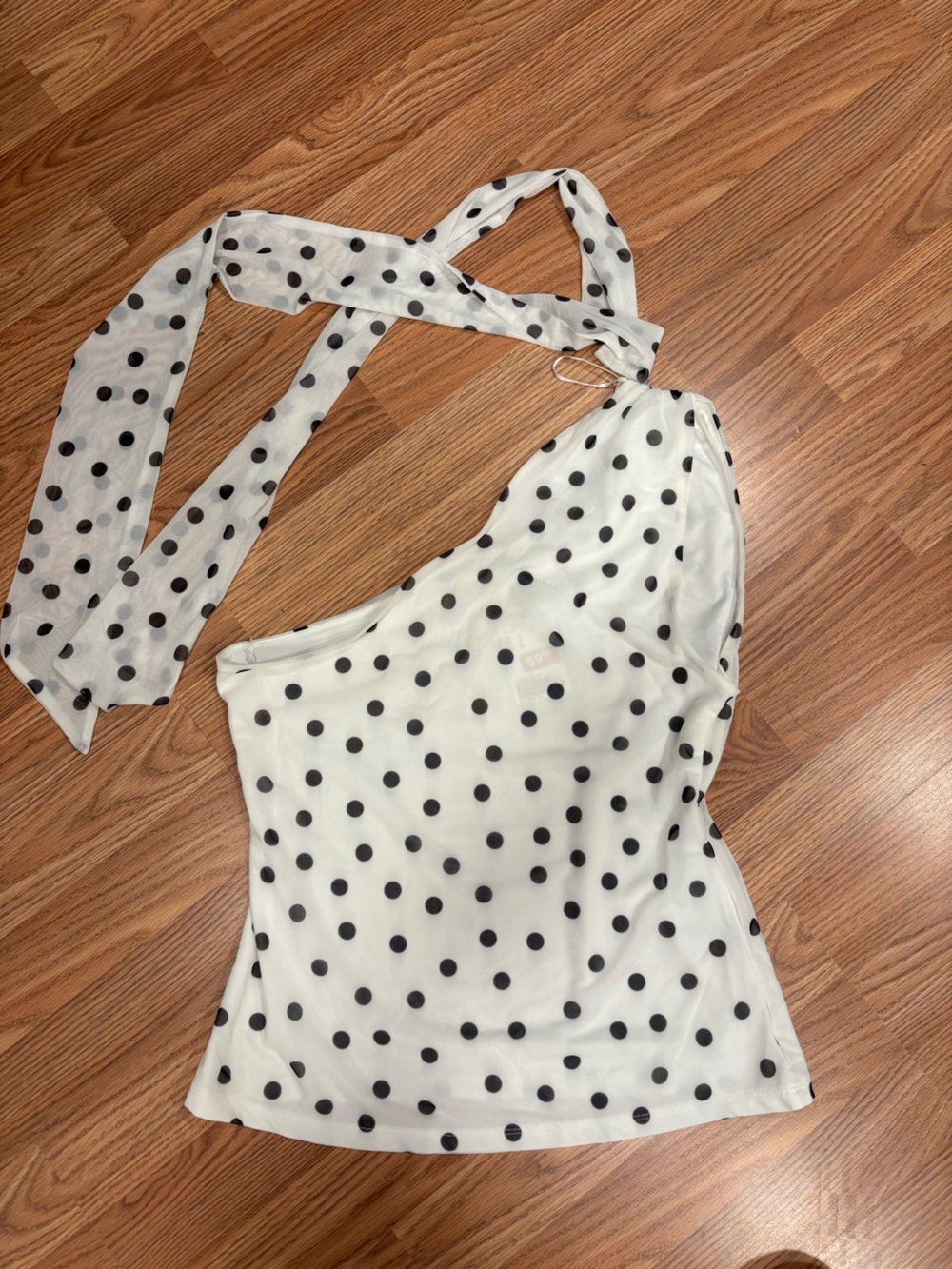 Polka Dot Halter Neck Women’s Top